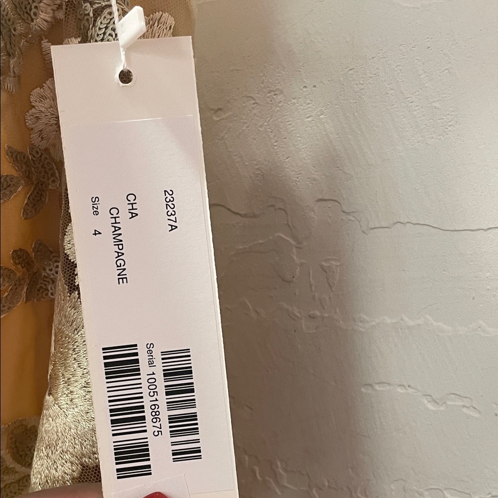 Jovani Elegant Off-Shoulder Floral Lace Dress - Picture 5 of 7